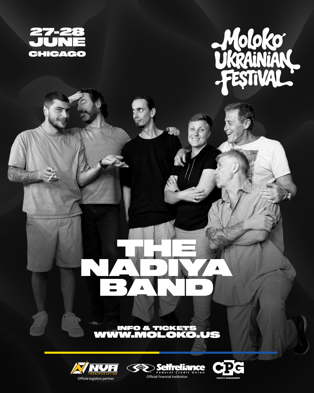 THE NADIYA BAND — Supportive act